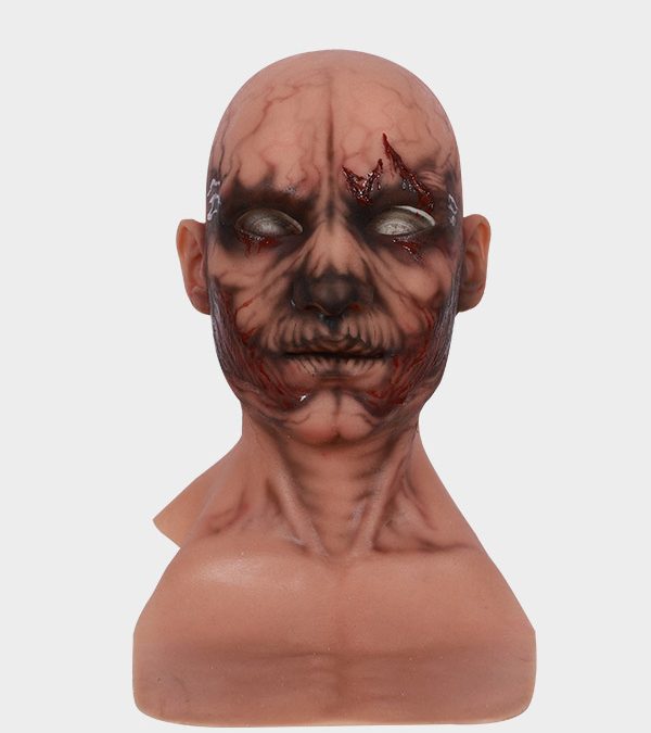 Silicone Male Mask Halloween Makeup - SAW