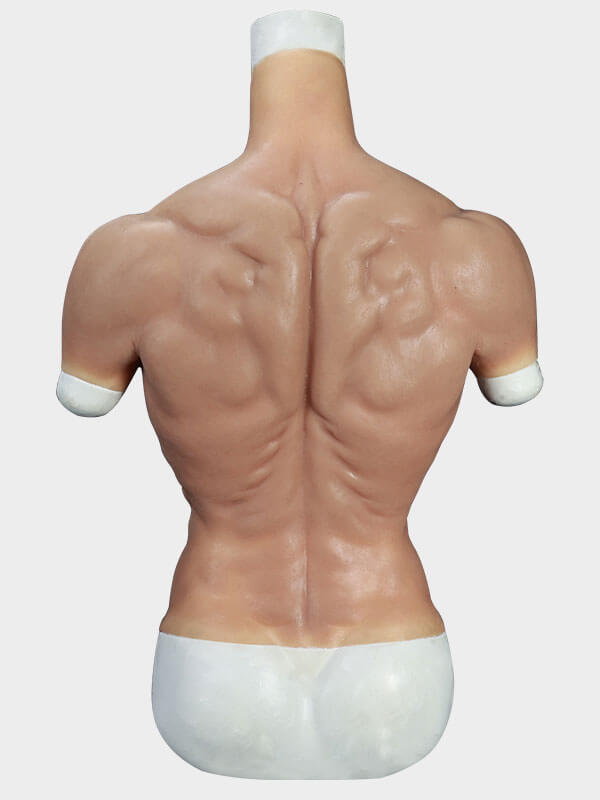 Upgraded Realistic Muscle Suit - Small Size - Silicone Masks