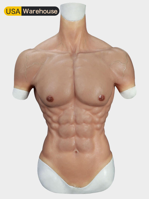 Ombord tilnærmelse kam Upgraded Realistic Muscle Body Suit - Small Size - Silicone Masks, Silicone  Muscle-Smitizen