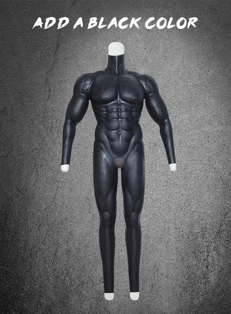 Realistic Muscle Suit With Anal Hole And Front Hole - Silicone