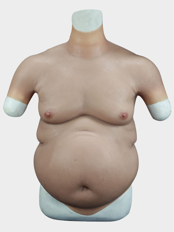 Upper Body Suit With A Big Beer Belly - Silicone Masks, Silicone  Muscle-Smitizen