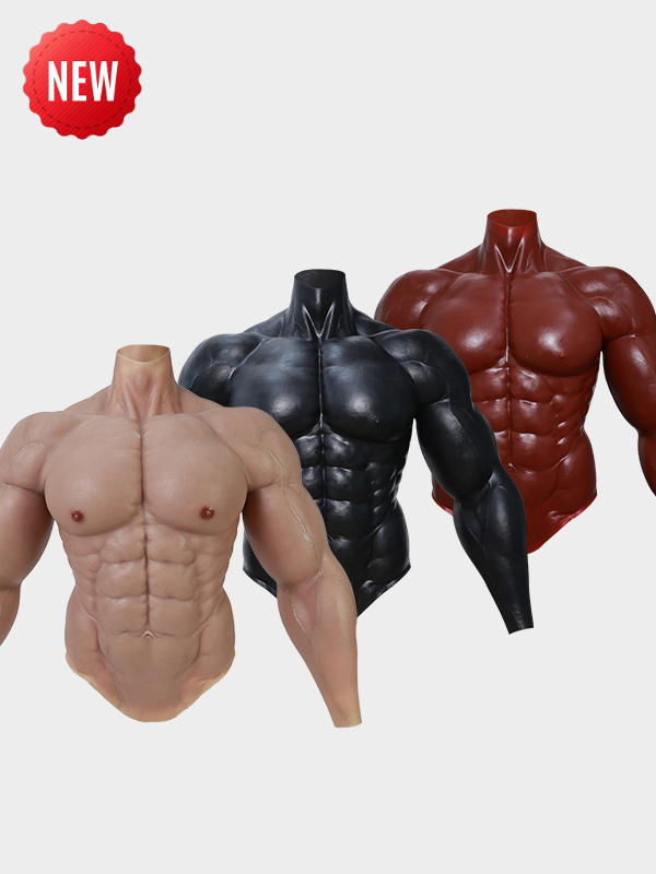 Upgraded Upper Body Muscle Suit With Arms - Silicone Masks, Silicone Muscle -Smitizen