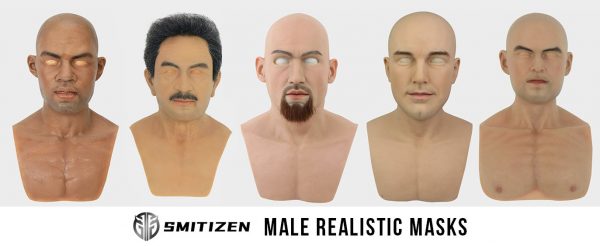 male realistic mask