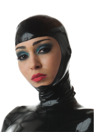 Open-face latex hood