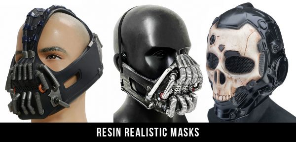 resin realistic mask