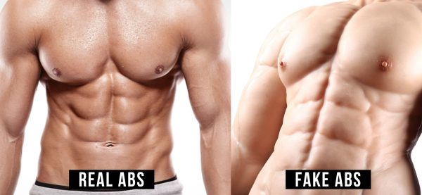 Fake Sixpack Fake Abs Abdominal Muscles Gym T-Shirt