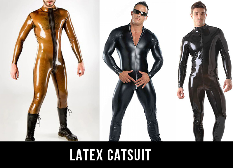 latex catsuit