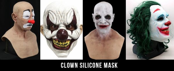 clown silicone mask