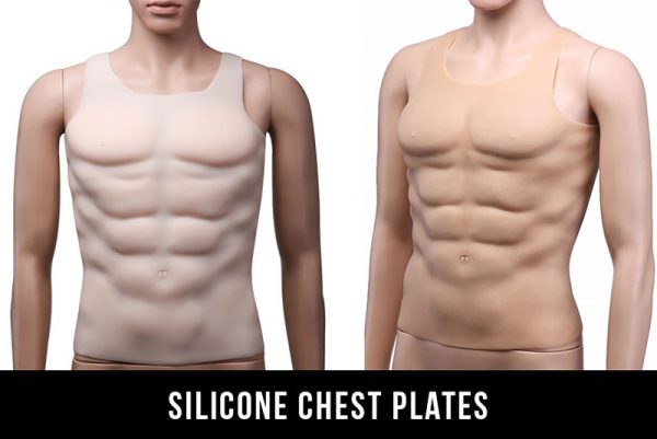 silicone chest plate