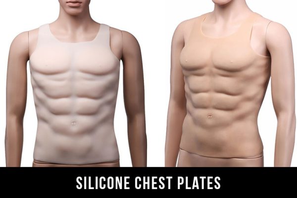 silicone chest plate