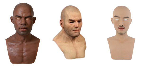 male silicone mask