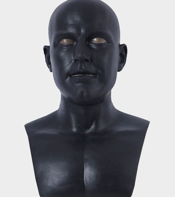 Black Silicone Male Mask - Ben