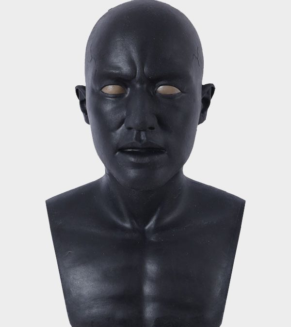 Black Silicone Male Mask - Brother
