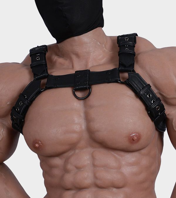 Combat Leather Harness - Black