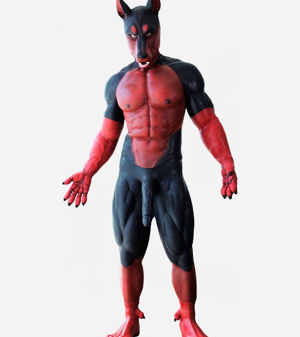 Silicone ASTRO Muscle Petsuit Set