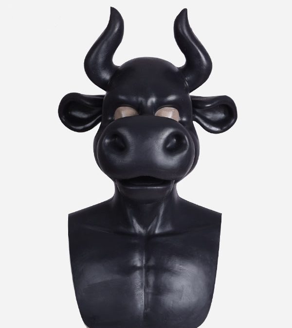 Silicone Black Cow Mask