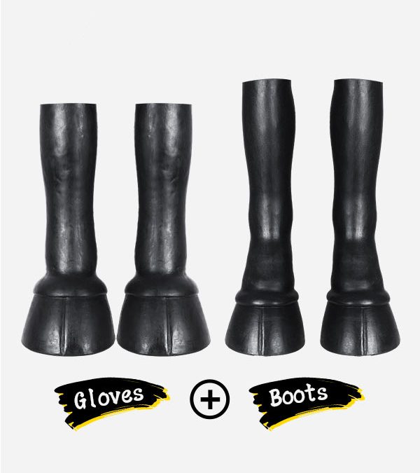 Silicone Hoof Boots + Silicone Hoof Gloves