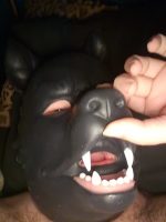 Silicone Doberman Dog/Pup Mask