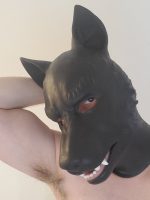 Silicone Doberman Dog/Pup Mask
