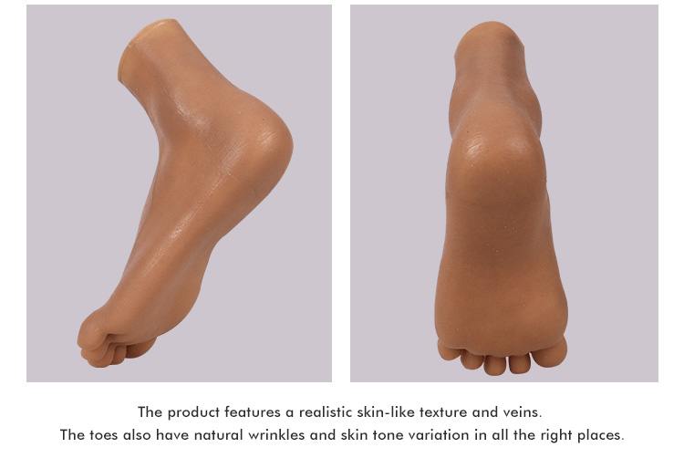 Feet Realistic Silicone Feet, Made to Order, Real Skin Texture