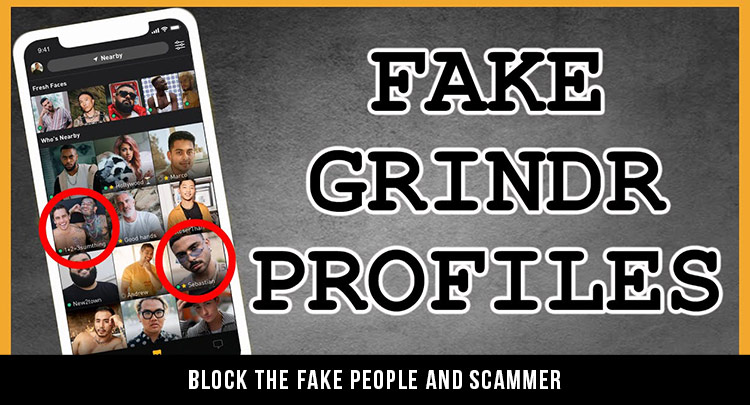 Fake grindr profile