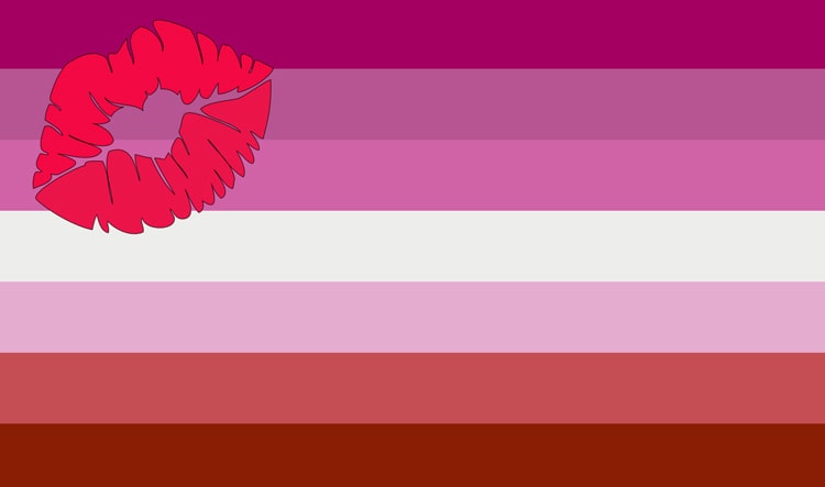 Lipstick Lesbian Flag