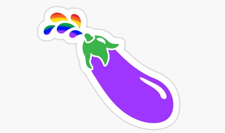 eggplant emoji
