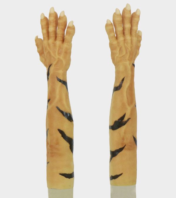 Realistic Silicone Tiger Gloves