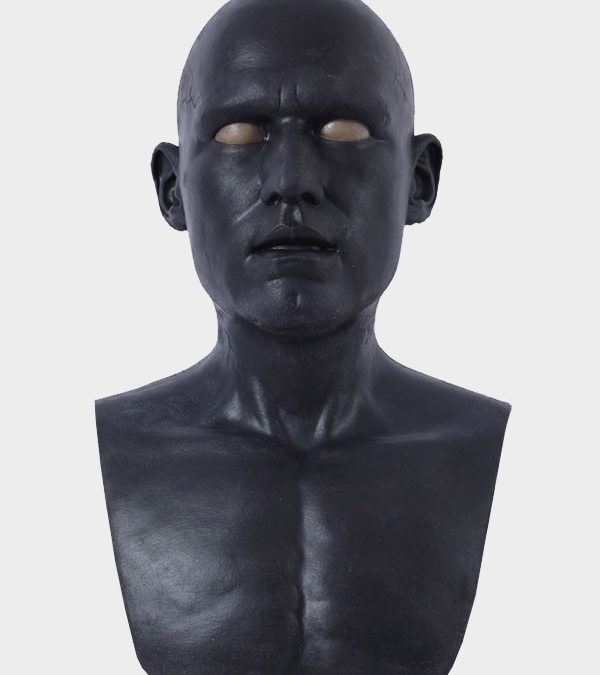 Black Silicone Male Mask - Michael