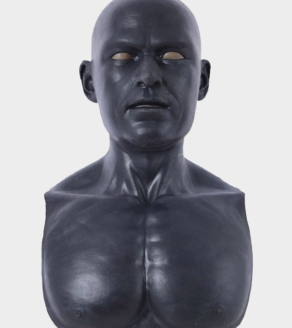 Black Silicone Male Mask - Thor