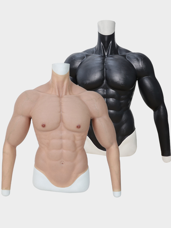 Upper Body Muscle Suit With Arms - Silicone Masks, Silicone Muscle-Smitizen