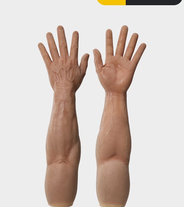 Realistic Silicone Male Gloves
