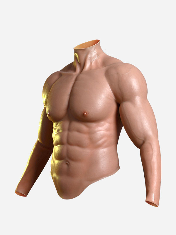 Upper Body Muscle Suit With Arms - Silicone Masks, Silicone Muscle-Smitizen