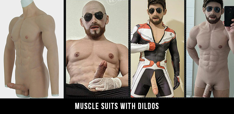 Muscle Suits With Dildos