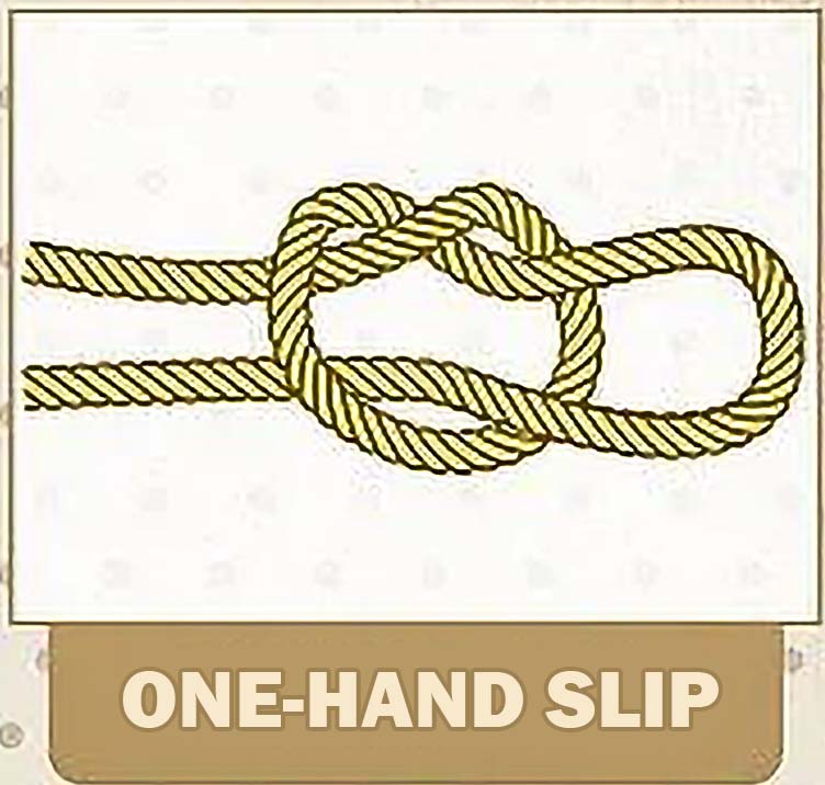 One-hand Slip Knots