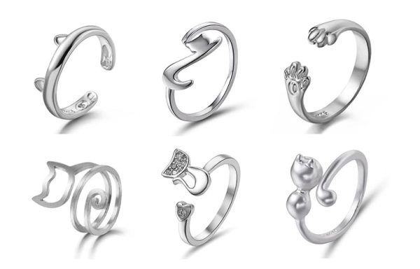 silver toe rings