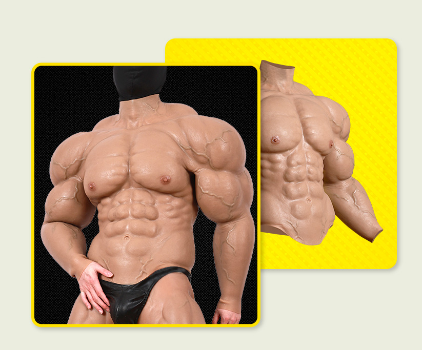 Mr. Olympia Realistic Upper Body Muscle Suit