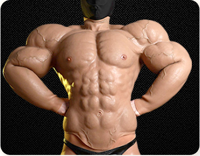 Mr. Olympia Realistic Upper Body Muscle Suit