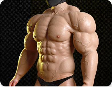 Mr. Olympia Realistic Upper Body Muscle Suit