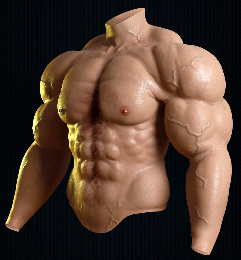 Mr. Olympia Realistic Upper Body Muscle Suit