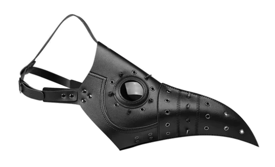 DOCTOR OF PUNISHMENT LEATHER GAS MASK