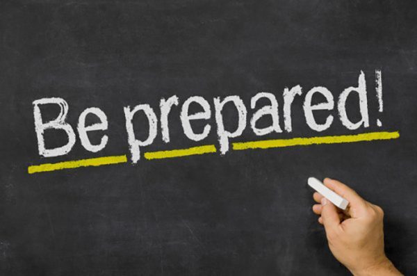 be prepared