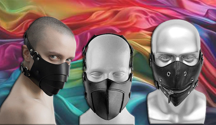 From latex to leather, fetish masks cater to those with more specific desires. 
