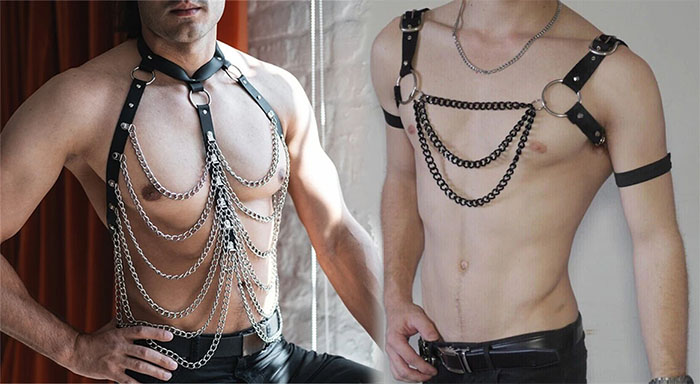 Chains and Belts bdsm outfits