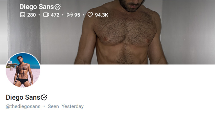  This Brazilian, otter stud showcases his content on major porn sites