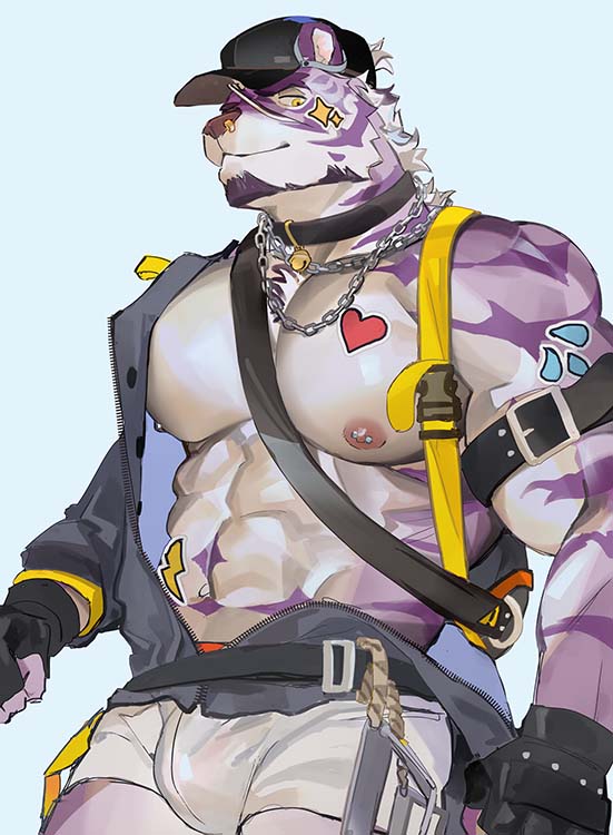 sexy tiger furry art