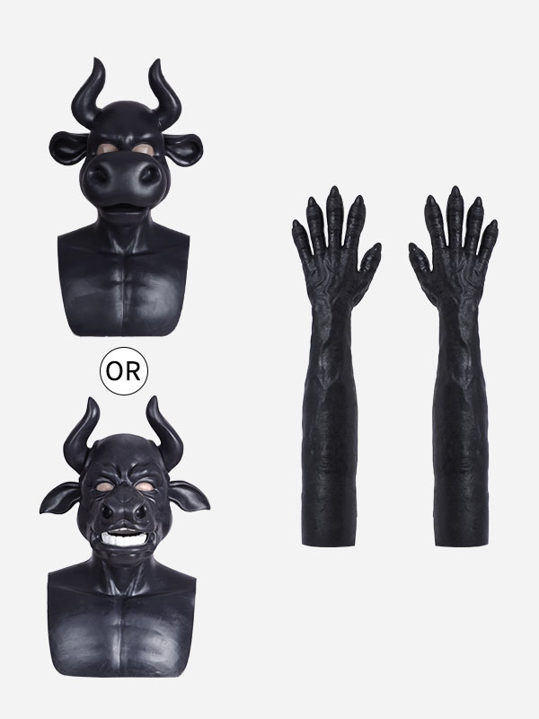 cow-bull-mask-monster-gloves