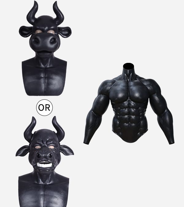 Cow/Bull Mask + Upgraded Muscle Suit