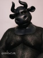 Silicone Black Cow Mask