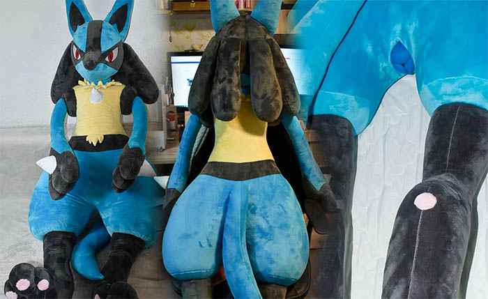 Lucario Plush Pokemon Sex Doll
